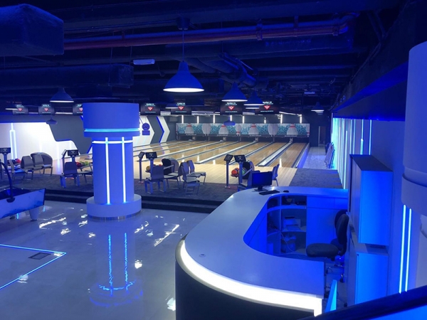 KW Club uses linear lights with COB strips