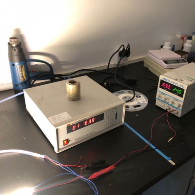 COBstrip temperature-rise test